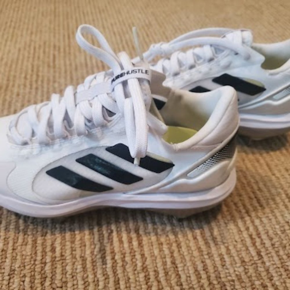 adidas Women's Purehustle 2 Elite Metal Fastpitch Softball Cleats - Picture 2 of 4